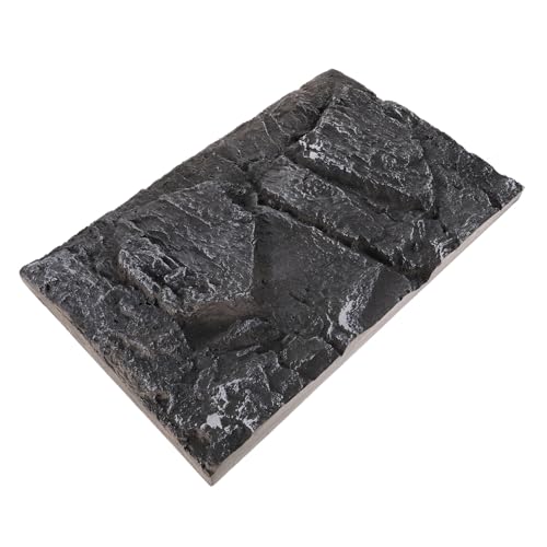3D PU Material Reptile Tank Background Board Stone Decorative Panel for Turtle Habitat Waterproof and Easy to Install for Aquatic and Terrestrial Environments
