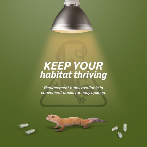 Reptile Systems Eco Halogen – White 75w – Lamp for Reptiles & Amphibians – Light for Tanks, Vivariums & Crested Geckos
