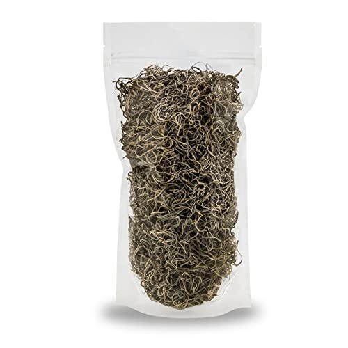 Gardenera Premium Natural Spanish Moss | Natural Preserved - Great Ground Cover - Filler for Potted Plants - 2 Quart Bag (GRD-SPANISH-MOSS-2QT) - color: SPANISH MOSS, size: 2 Quart