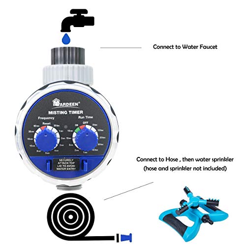 Water Hose Timer fogging Seconds Watering Automatic Electronic Water Timer Home Garden Controller - style: Fogging Timer