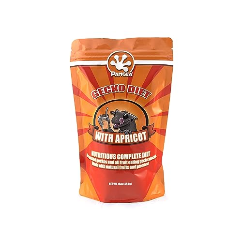 Pangea Gecko Diet Fruit & Apricot Bulk up Bundle - 16oz Fruit & Insects & 16oz Apricot