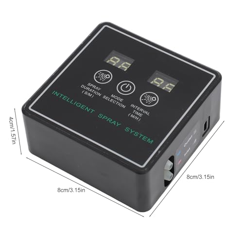 Reptile Misting System, Timer Mist Easy to Simulates Rainfall Automatic Misting System for Office (10m 3 Sprinkler Head)