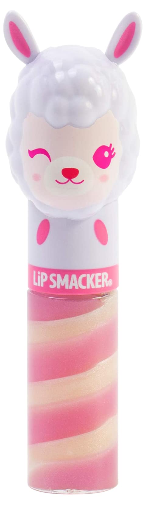Lip Smacker Lippy Pals Swirls Llama, Flavored Moisturizing & Smoothing Soft Shine Lip Balm, Hydrating & Protecting Fun Tasty Glo