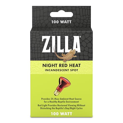 Zilla Incandescent Spot Bulbs Night Red 100 Watts