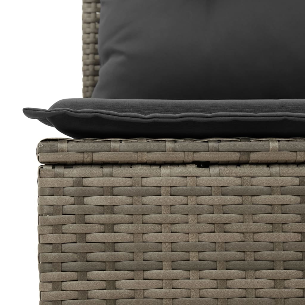 vidaXL Garden Sofa Set Grey