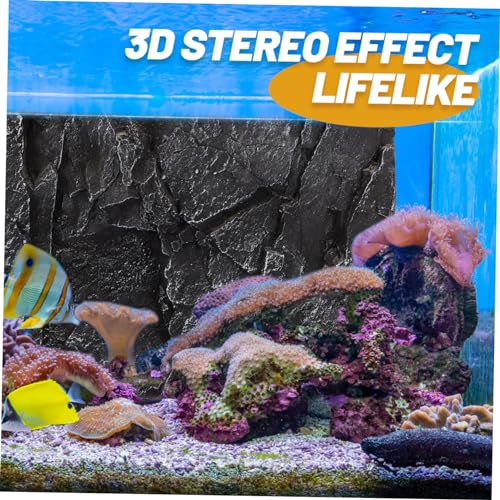 3D Lizard Tank Accessories Reptile Tank Decorative Panels Aquarium Background Boards