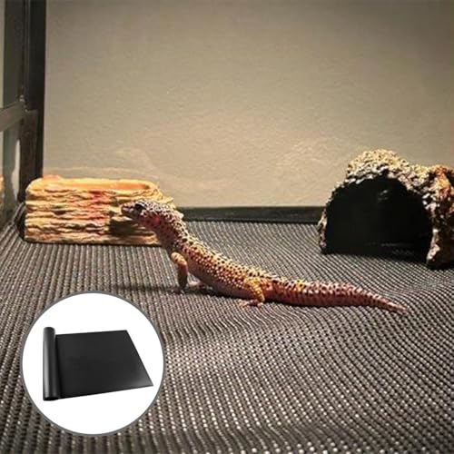 Terrarium Carpet - Non Slip Reptile Tank Flooring, Bearded Dragon Habitat Liner | Soft Terrarium Floor Pad, Washable Cage Mat for Gecko Snake Lizard Indoor Reptile Habitat Use - size: XL
