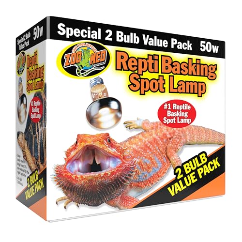 Zoo Med Basking Spot Lamp 50w - 2 Bulb Value Pack