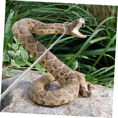 BESPORTBLE Stainless Steel Snake Hook Retractable Telescopic Snake Hooks for Handling Professional Catching Tool for Reptiles