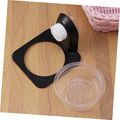4pcs Reptile Food and Water Bowl Black Feeding Dish for Lizards Geckos Turtles and Frogs Easy to Clean Space-Saving Design for Tanks and Boxes - size: Size 2