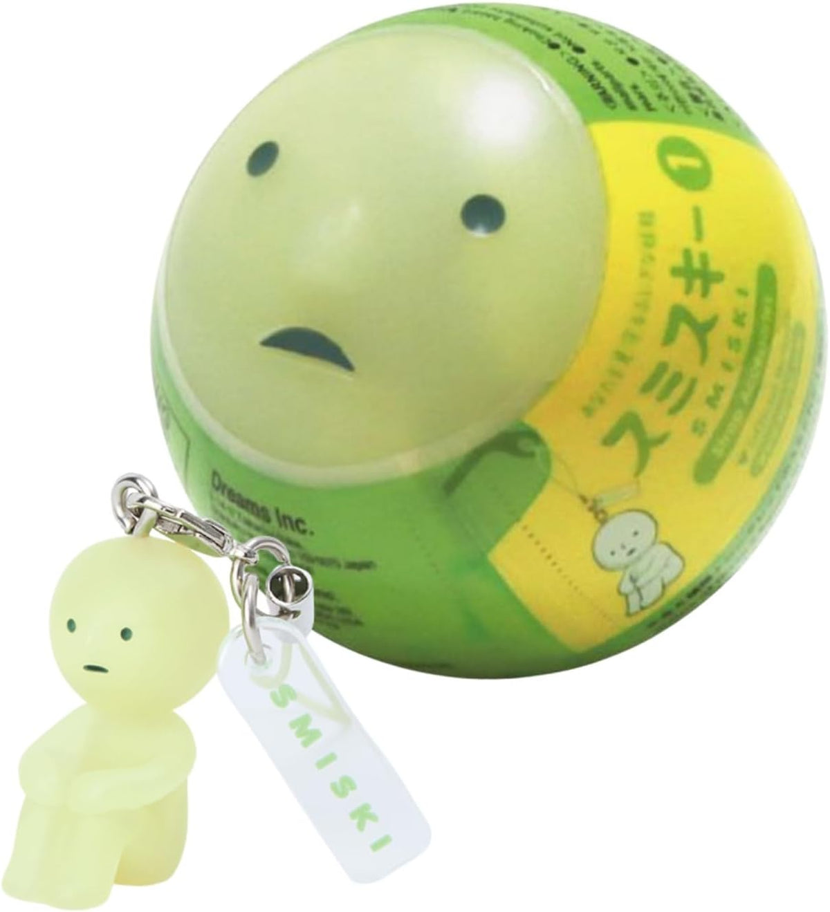 Smiski Strap Accessory - Series 1, Glow in The Dark Charm Accessory (1) Assorted Sealed Blind Box Original Mini Figure