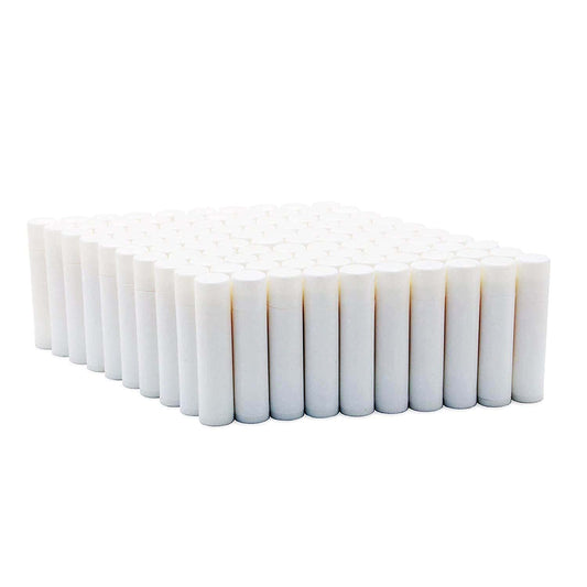 Beekeeper Made Natural Cherry Lip Balm Bulk, Unlabeled Filled, 100 Pack | Add Your Own Labels