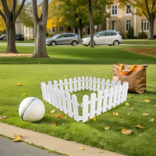 4pcs Tortoise Enclosure Fence Outdoor Pet Playpen Plastic Portable Reptile and Rabbit Safety Pen 50cm X 20cm for Garden Grass Grazing and Sunbathing