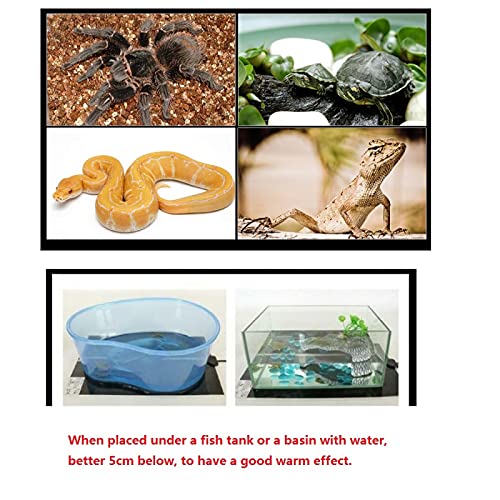 110V 220V Reptile Warm Mat Pet Heating Pad Electric Blanket for Incubator Aquarium 5W/7W/14W/20W/28W/35W/45W US Plug -45W - color: US Plug -45W