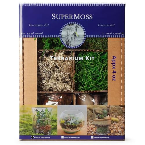 SuperMoss (90423) Terrarium Kit, 4 oz, Forest