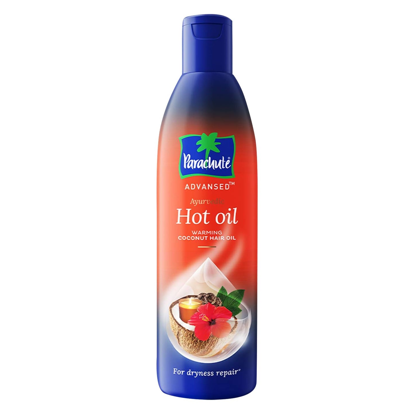 Parachute Advansed Ayurvedic Hot Oil| Warming Coconut Hair Oil With 5 Ayurvedic Ingredients| Fights Frizzy & Dry Hair | Nourishe