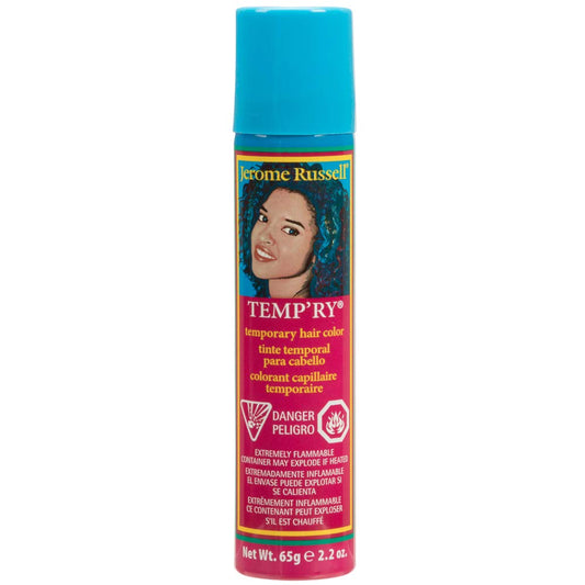 Jerome Russell Temporary Hair Color Spray, Brown - Intense Spray-On Temporary Hair Color, Fast-Drying, Non-Sticky, Travel Size H
