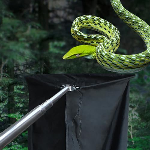 Snake Catcher Grabber - Extendable Control Handling Stick, Professional Reptile Restraint Tool, Long Reach Capture Hook | Backyard Camping Farm Wildlife for Backyard Camping Farm Wildlife