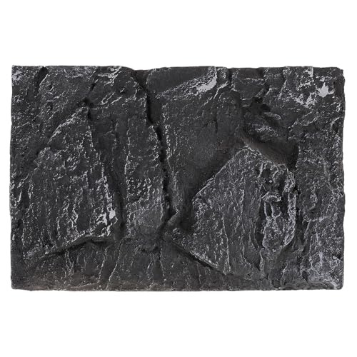 3D PU Material Reptile Tank Background Board Stone Decorative Panel for Turtle Habitat Waterproof and Easy to Install for Aquatic and Terrestrial Environments