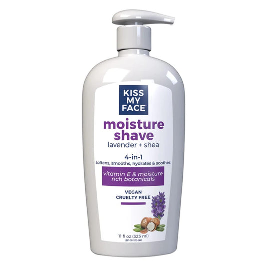 Kiss My Face Moisture Shave, Lavender & Shea 11 Oz