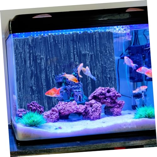 Fish Tank Background Board 3D Reptile Tank Decor Terrarium Decorative Panel