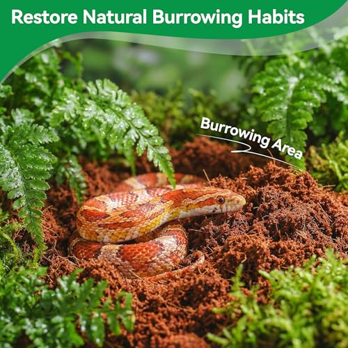 3 Pcs Organic Coconut Fiber Substrate, Biodegradable 100% Natural Coco Soil Brick, Multipurpose Eco-Friendly Terrarium Bedding for Reptiles, Tortoise, Bearded Dragon, Gecko, Snake & Amphibians - size: 3 Pcs