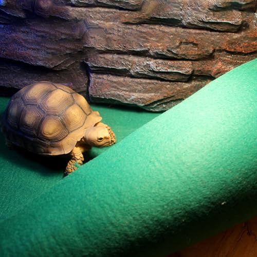 Reptile Carpet Mat, Absorbent Breathable Reusable Terrarium Liner for Snakes Lizards Tortoises, Soft Washable Cage Bedding for Reptile Habitat (80 * 40cm) - style: 80*40cm