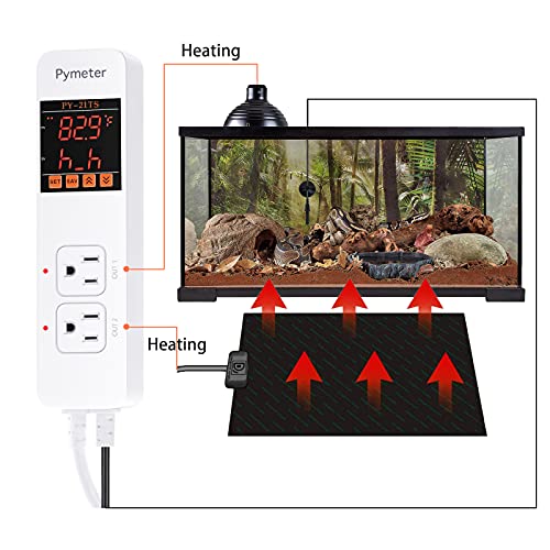 Aquarium Heater Thermostat Temperature Controller Heating and Cooling Freshwater Saltwater Aquarium
