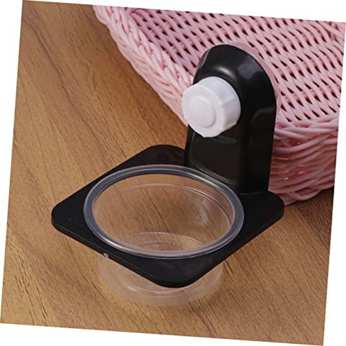 4pcs Reptile Food and Water Bowl Black Feeding Dish for Lizards Geckos Turtles and Frogs Easy to Clean Space-Saving Design for Tanks and Boxes - size: Size 2