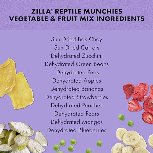 Zilla Reptile Munchies Vegetable and Fruit Mix 4 oz.