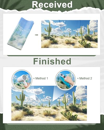 Breling 4 Pcs 36 x 18'' Reptile Tank Background 30/40/50 Gallon Polyester Tropical Rainforest Bearded Dragon Terrarium Background Decor for Crested Gecko, Python Regius, Tree Frogs, Chameleon - size: 36 x 18 Inch