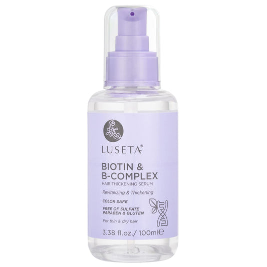 Luseta Biotin B-Complex Hair Oil Thickening & Strengthening For Thin And Dry Hair Promote Hair Growth 3.38Oz
