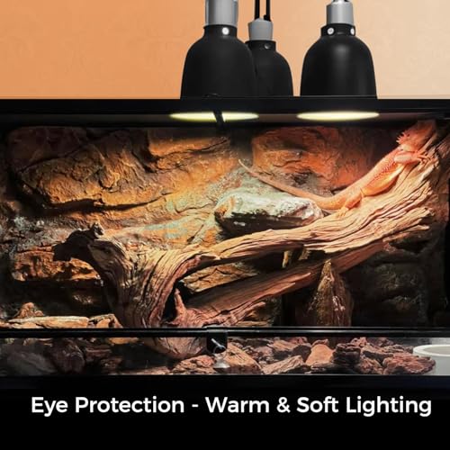 Reptile Heat Lamp 150W,Daylight UVA Basking Light Bulbs with E26 Base for Lizards, Turtles, Snakes and Amphibians 2 Pack - style: Basking 150W 2Pack