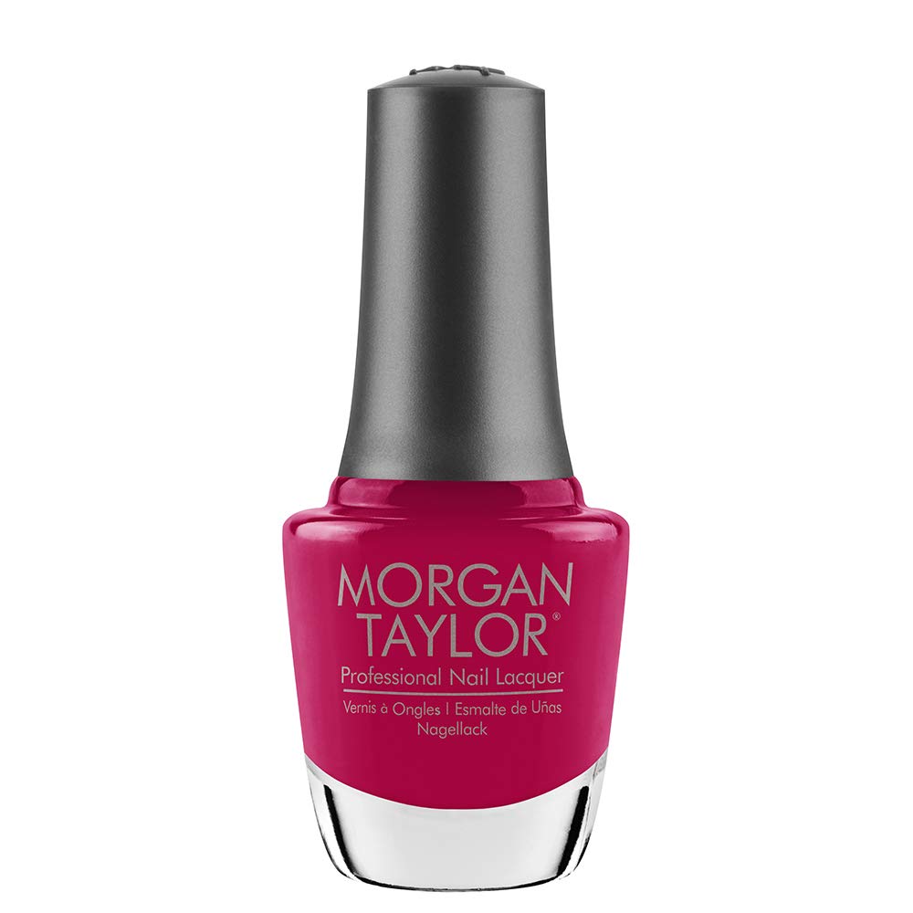 Morgan Taylor Nail Lacquer (Girls Love Buoys) Dark Pink Nail Polish, Finger Nail Polish, Long Lasting Nail Polish, Dark Pink Nai