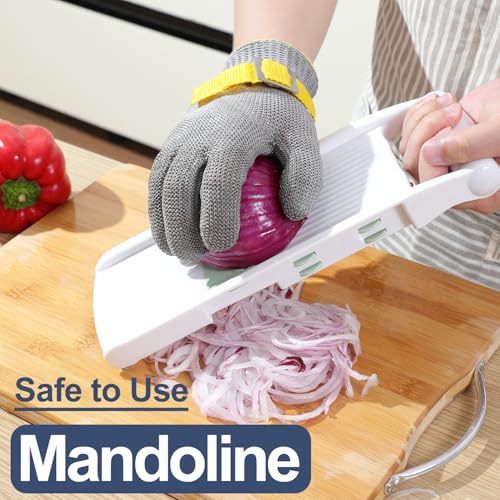 Dowellife ANSI A9 Cut Resistant Glove Food Grade, Stainless Steel Mesh Metal Knife Cutting Glove for Butcher Meat Cutting Oyster Shucking Kitchen Mandoline Chef Slicing Fish Fillet (X-Large) - size: X-Large (Pack of 1)