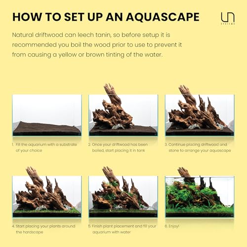 Ultum Nature Systems Driftwood - Spider Drift Wood for Fish Tank, Planted Tank, Terriarium, Paludarium - Versatile Natural Driftwood Decor, Events Wood Centerpiece - Spider Wood, Medium (12-15") - size: 12-15" 1-Pack