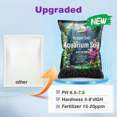 Upgraded Aquarium Soil Water Grass Mud, Ideal for Fish Tank Aquascaping Aquarium Substrate Soil for Plants and Shrimps, No Need to Wash (13.2 Pounds) - size: 13.2 Pounds