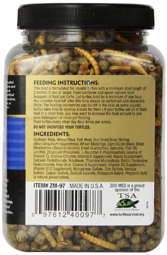 Zoo Med Gourmet Aquatic Turtle Food 6 oz. - size: 6 Ounce (Pack of 1)