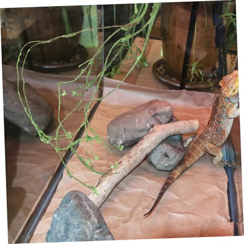 Toddmomy Decorative Reptile Vine Flexible Artificial Plant for Terrariums and Reptile Tanks Climbing Accessory for Lizards Geckos and Chameleons and Stylish Home Decor