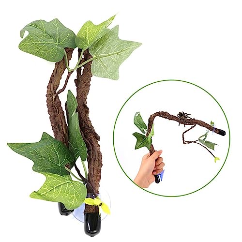 2pcs Lizards Climbing Vine Suction Cup Branch Branch Small Animal Climbing Vine Comfortable Suction Cup