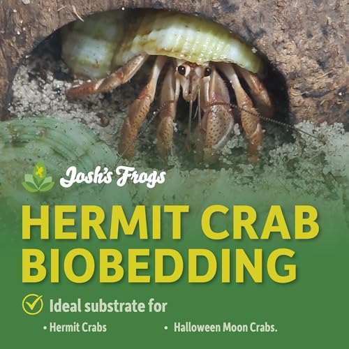 Josh's Frogs Hermit Crab BioBedding Bioactive Substrate (4 Quart (Sand Included)) - size: 4 Quart (Sand included)
