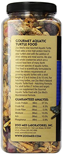 Zoo Med Gourmet Aquatic Turtle Food 11 oz. - size: 11 Ounce (Pack of 1)