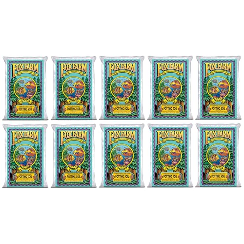 FoxFarm Ocean Forest Potting Soil, 1.5cu ft (Pack of 10) - Light, Aerated Texture, Designed for All Container Plants - size: 1.5 Cu Ft (10 Pack)
