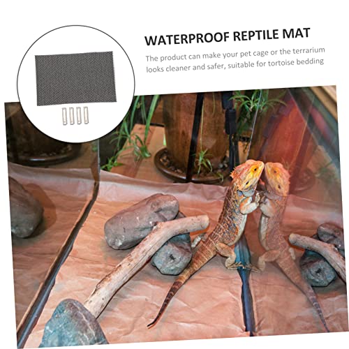 Happyyami Reptile Bedding Mat Snake Lizard Carpet Turtle Terrarium Liner Pet Bedding Substrate