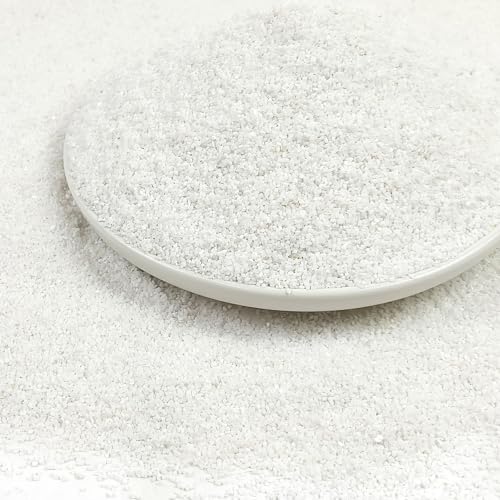 YISZM Aquarium Sand, 20lbs White Fish Tank Sand, Aquarium Gravel Substrate for Aquascaping, Vivariums, Terrariums, Plants and Crafts - color: White, size: 20 lbs