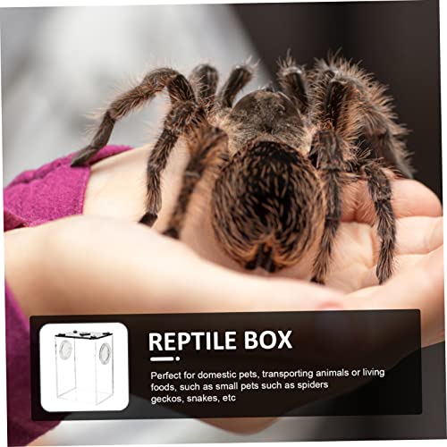 Reptile Tank Accessories Acrylic Cage for Breeding Box Observation Window