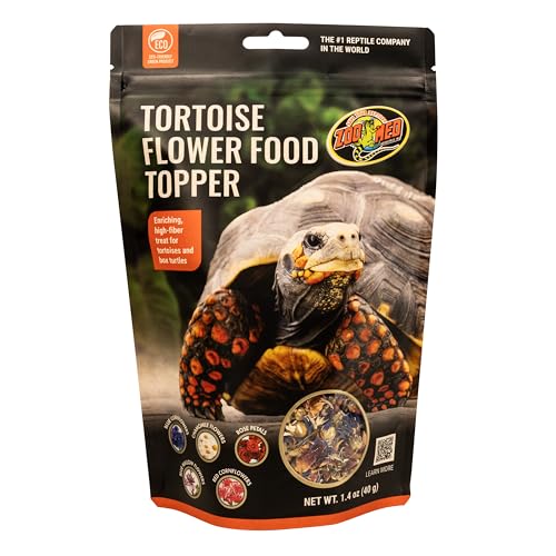 Zoo Med Tortoise & Box Turtle Flower Food Topper 1.4 oz - Pack of 10