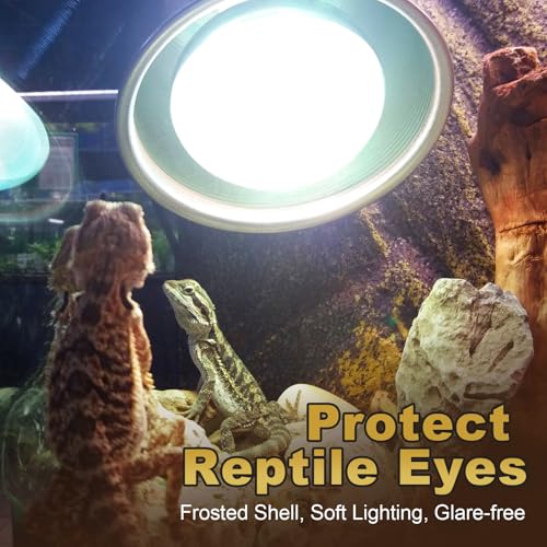 MIXJOY 4Pack Reptile Heat Lamp Bulbs, 100W Heat Lamp Bulbs for Reptiles Basking Bulbs UVA Daylight Basking Light Amphibians Heating Lamp Emitter for Lizard, Tortoise, Bearded Dragon Gecko - style: 4Pack 100W