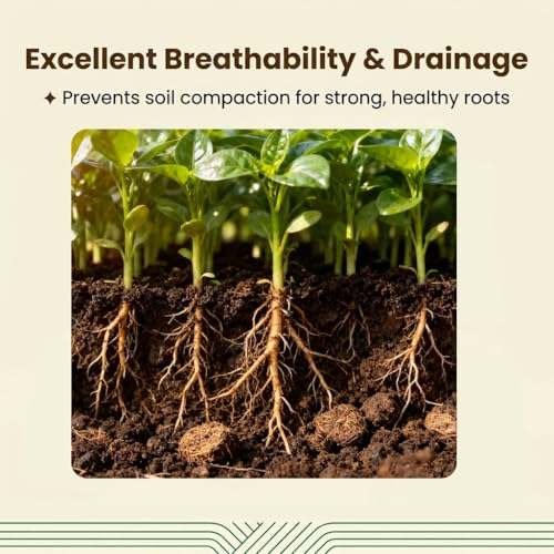 Halatool 6 Pcs Organic Coconut Coir Bricks for Plants, Compressed Coco Coir Brick Coconut Fiber Substrate with Low EC & pH Balance, High Expansion Coco Peat Seed Starter Garden Soil for Planting - color: 6 Pack