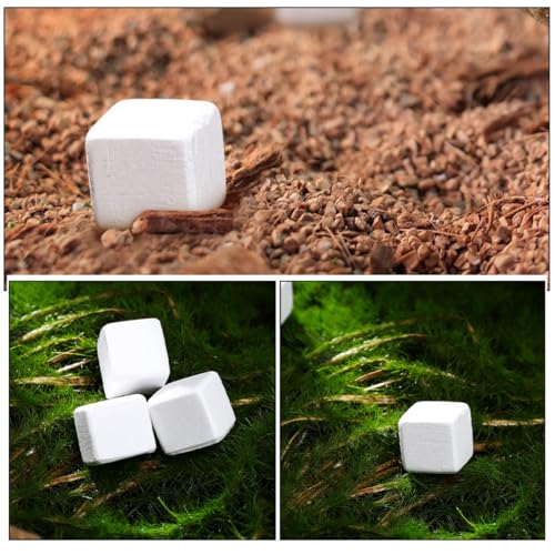 30pcs Reptile Calcium Supplements for Tortoise Turtle Chameleon Frog Pets, Natural Stone Supplement with Essential Microelements to Support Growth and Maintain Water Quality